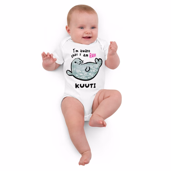 Luomupuuvillainen vauvan body - Image 2